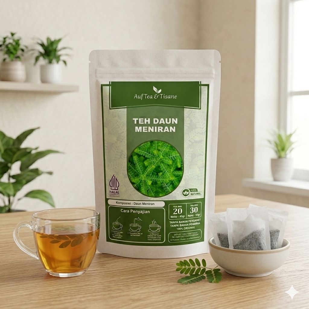 AUFTEA&TISANE Teh Daun Meniran / Teh Meniran,Isi 20 Tea Bag(Teh Celup)