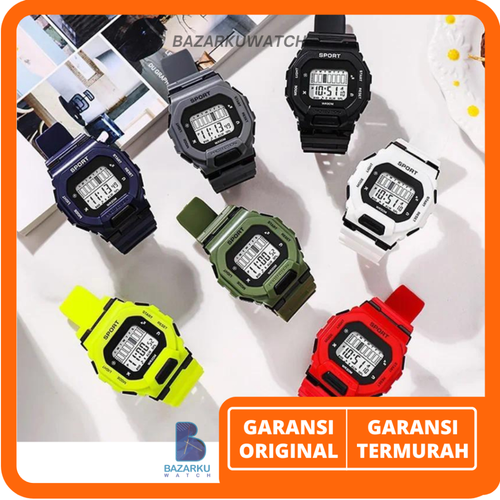 Jam Tangan Digital Sport 521-3 Jam Tangan Cowok Murah Jam Tangan Cowok Jam Tangan Cowok Digital Jam 