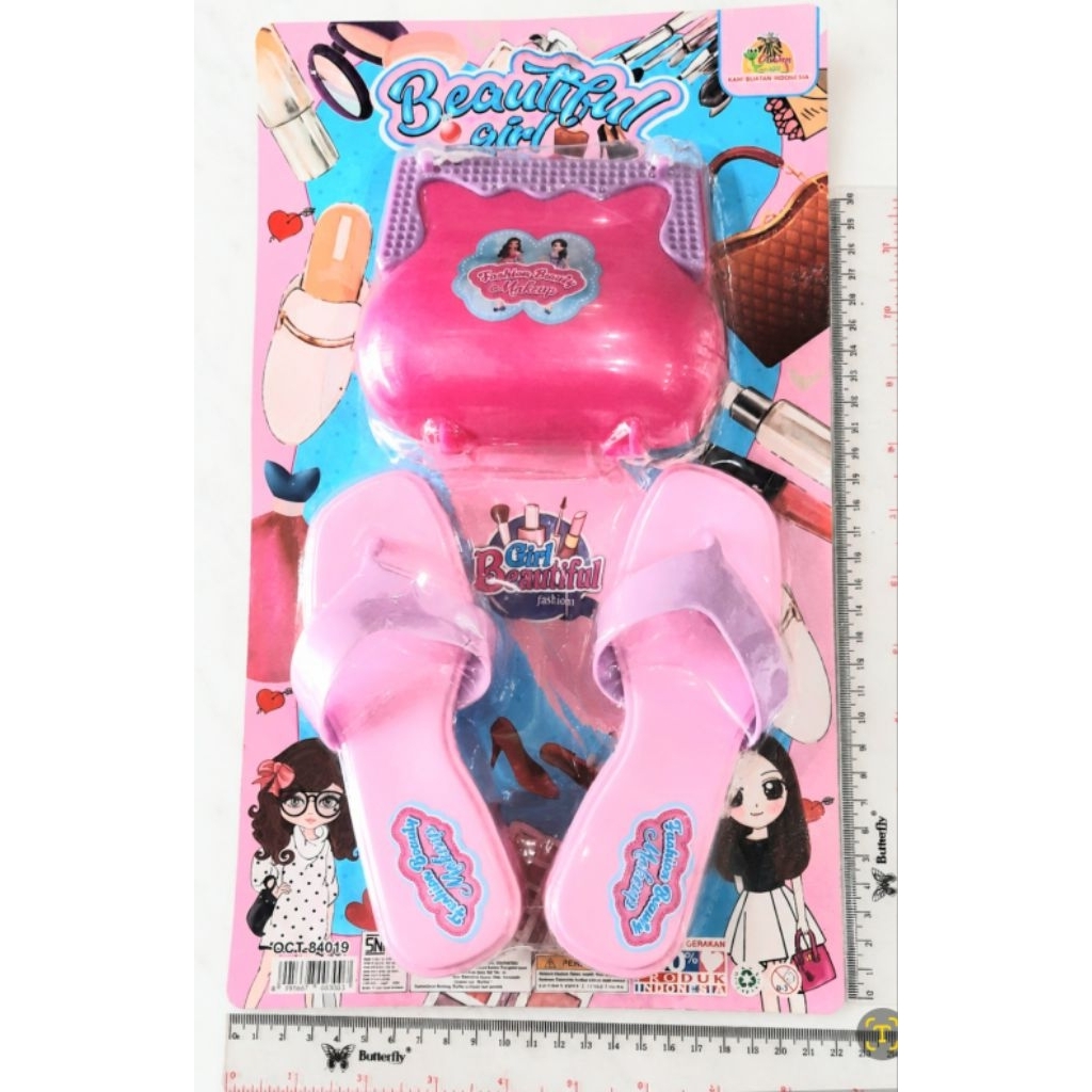 Sandal dan tas mainan set