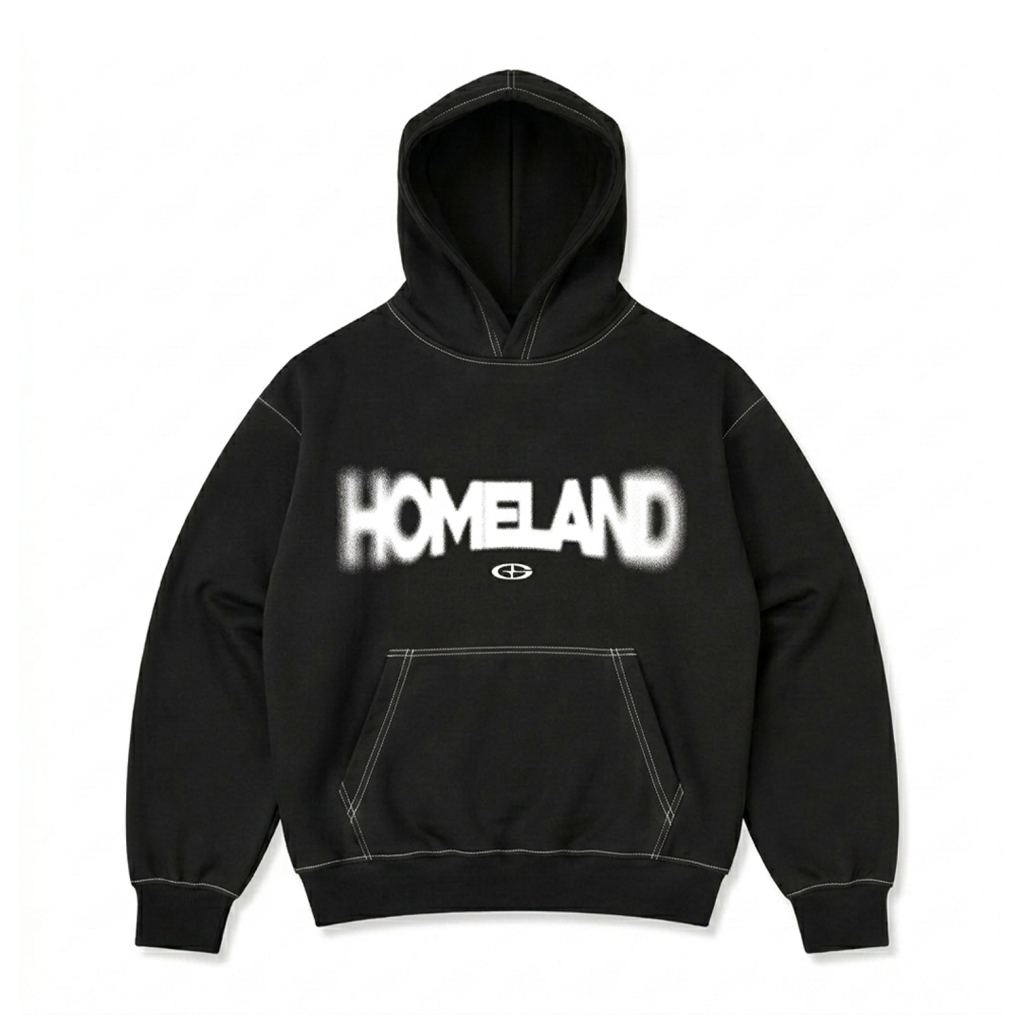 GLOOMIESUNDAY Hoodie Boxy FRONTLINE AREA Hoodie Boxy Oversize