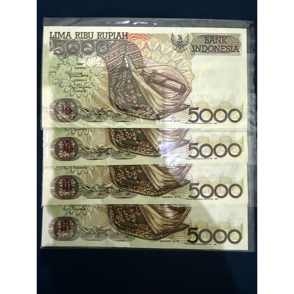 5.000 rupiah sasando UNC X MUlus