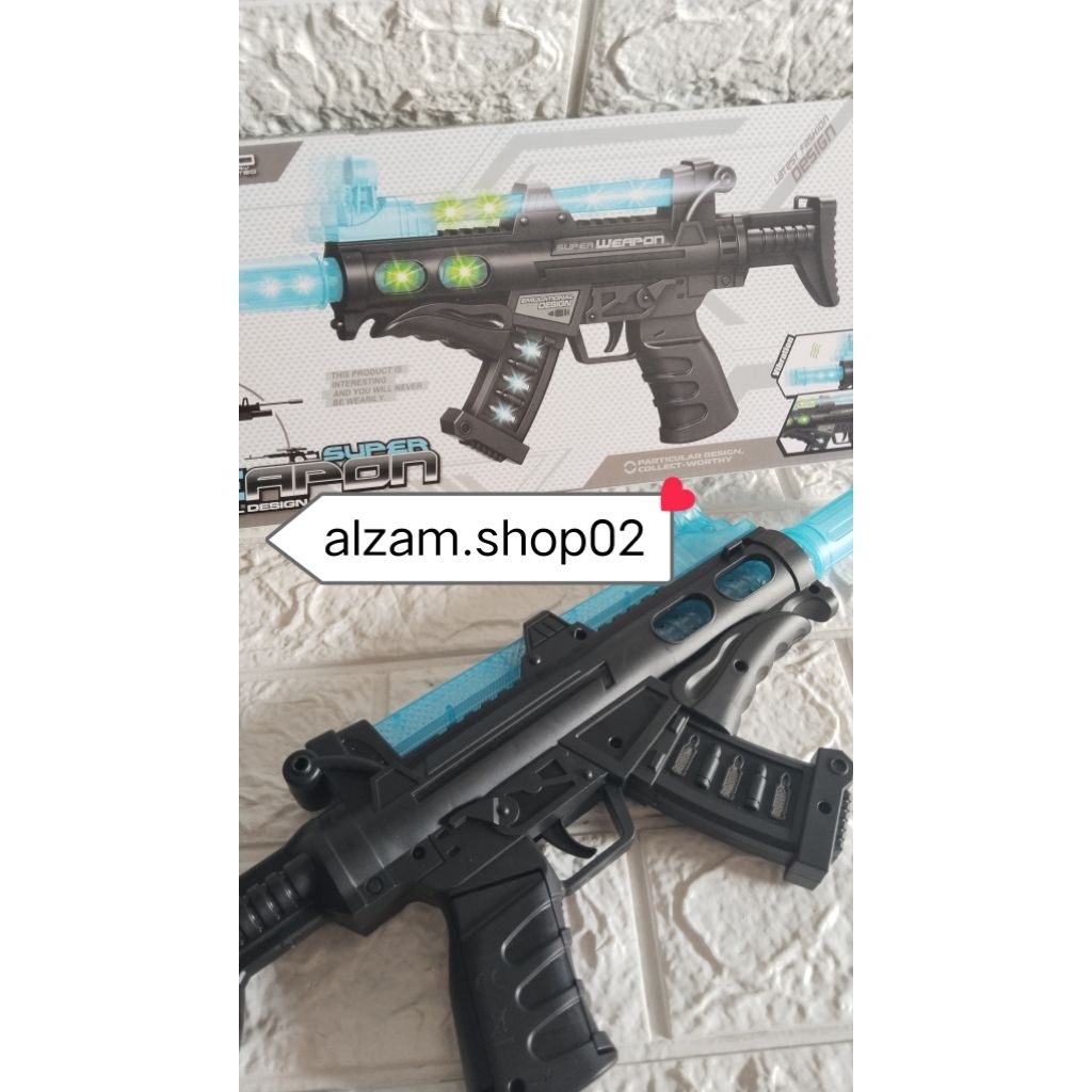 mainan tembakan bunyi tembakan nyala pistol bunyi