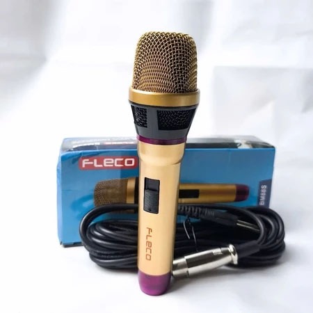Mikrofon Fleco BM88S - Suara Jernih, Desain Profesional, Kabel 5 Meter
