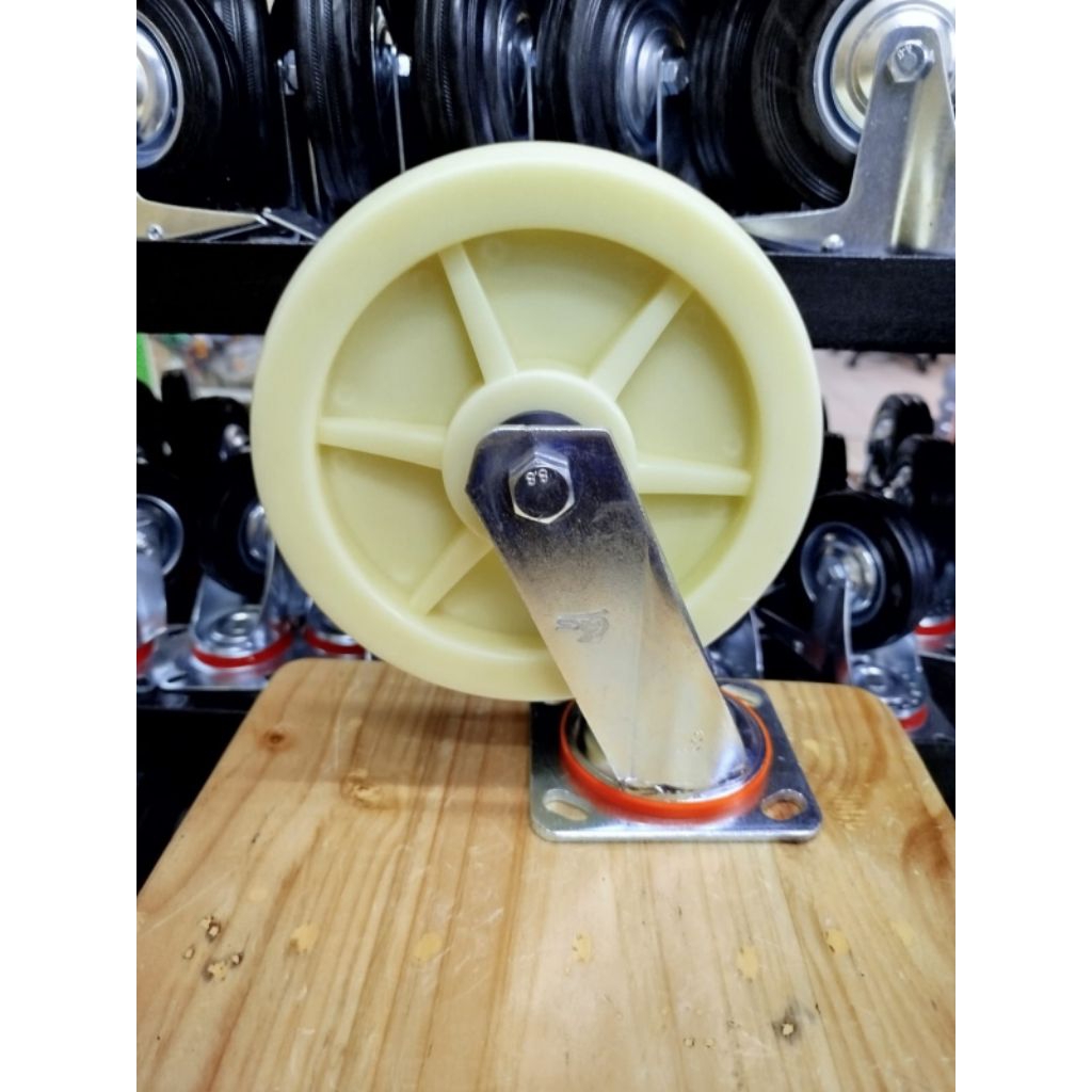 Roda nylon hd 8inch hidup MURAHHH roda troli 8"