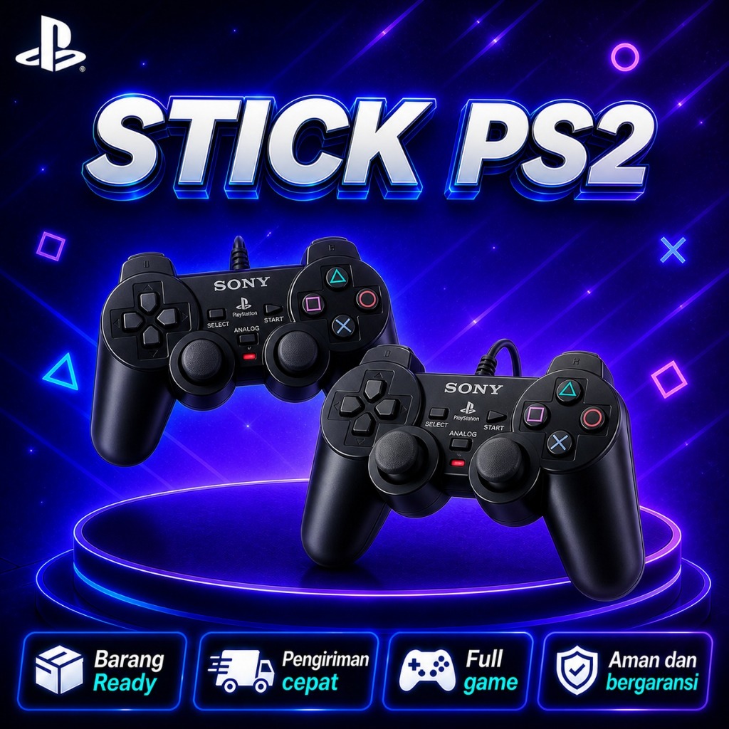 SONY Stik Stick PS2 Playstation 2 Wired Kabel Sony OP