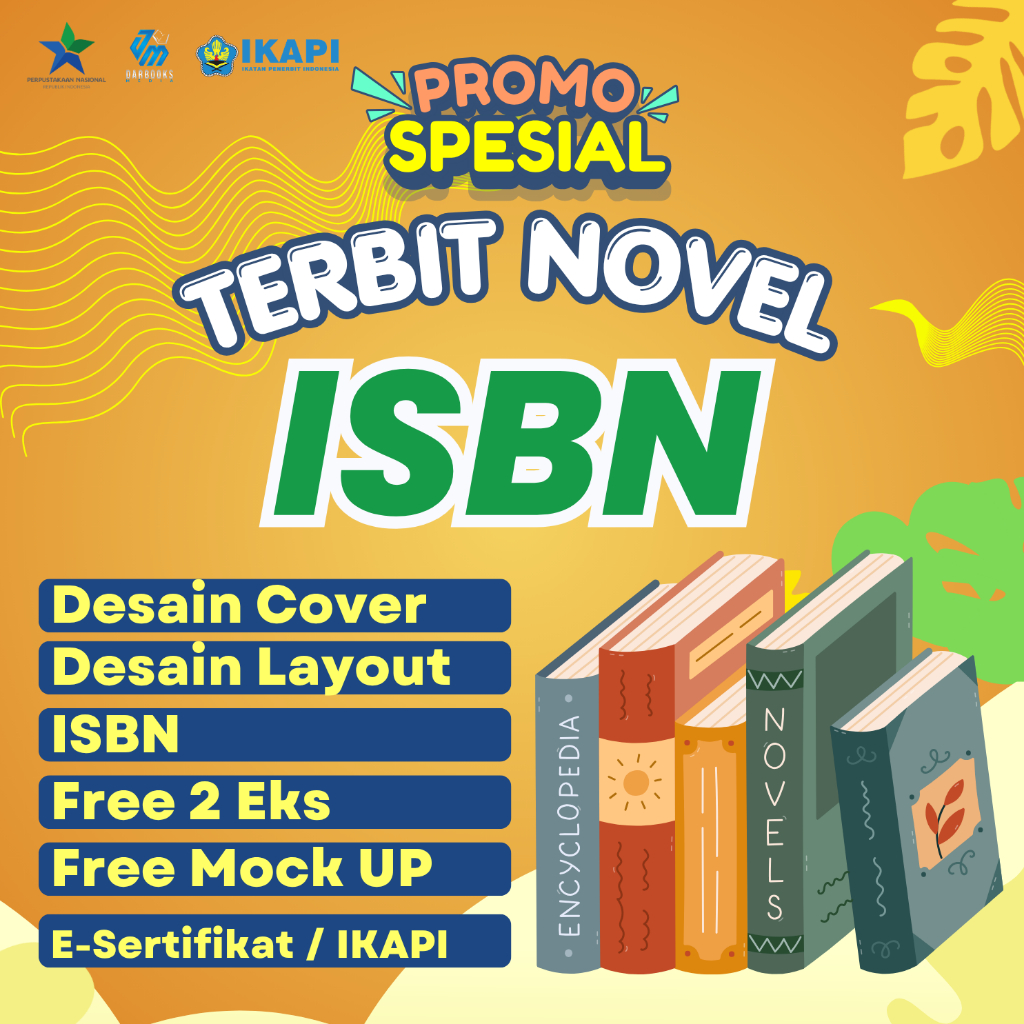 Jasa Terbit Novel | Penerbitan ISBN | IKAPI I Fiksi | Buku