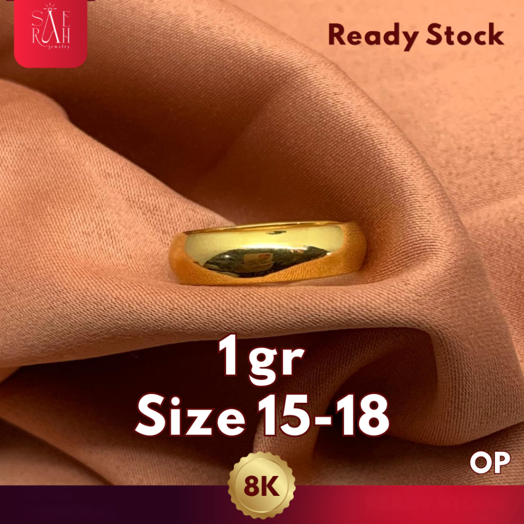 Cincin Emas 8K - Toko Emas Saerah - 1 Gram 249