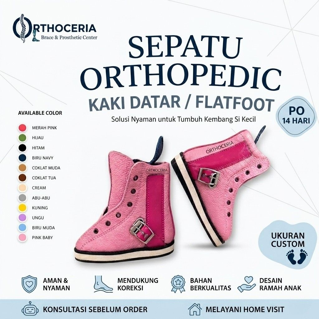 sepatu ortopedi anak