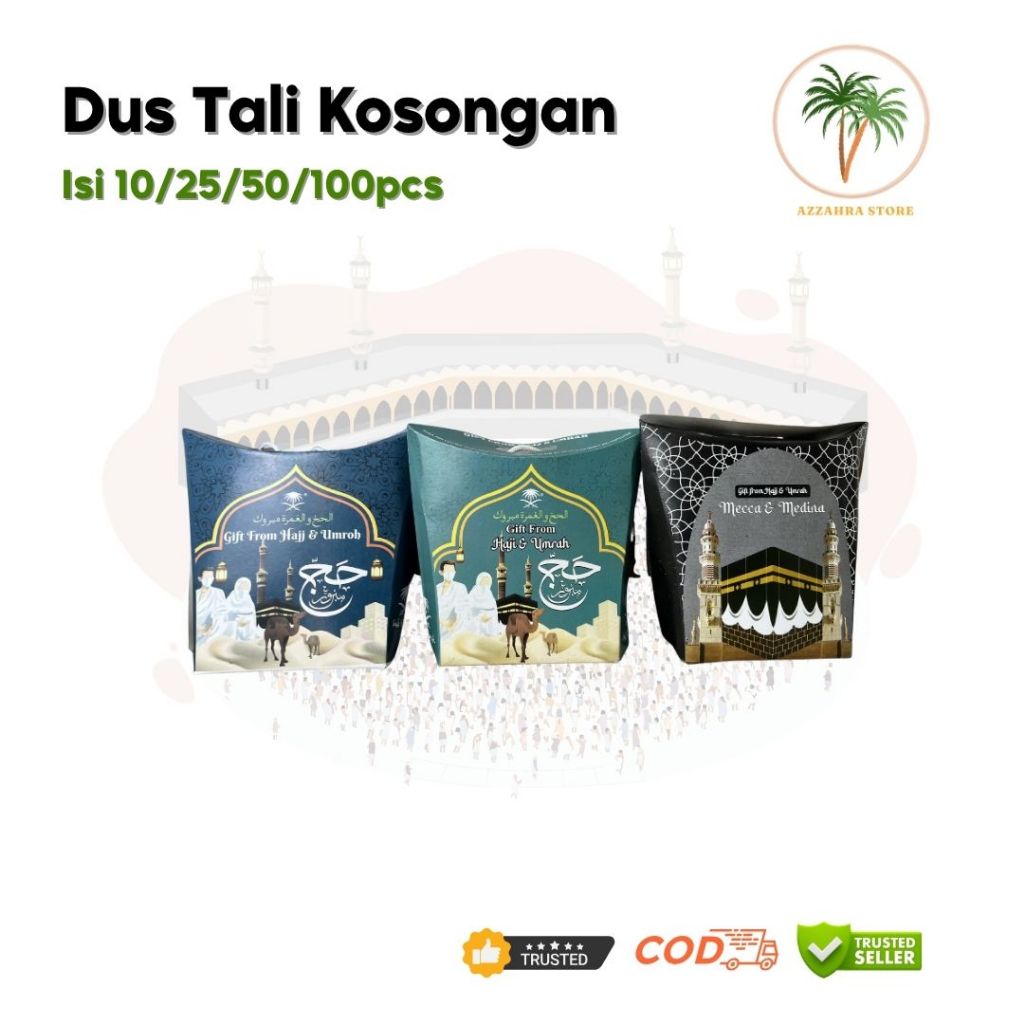 Dus Oleh Oleh Haji dan Umroh Kosong Pakai Tali - Box Kardus Tali Grosir