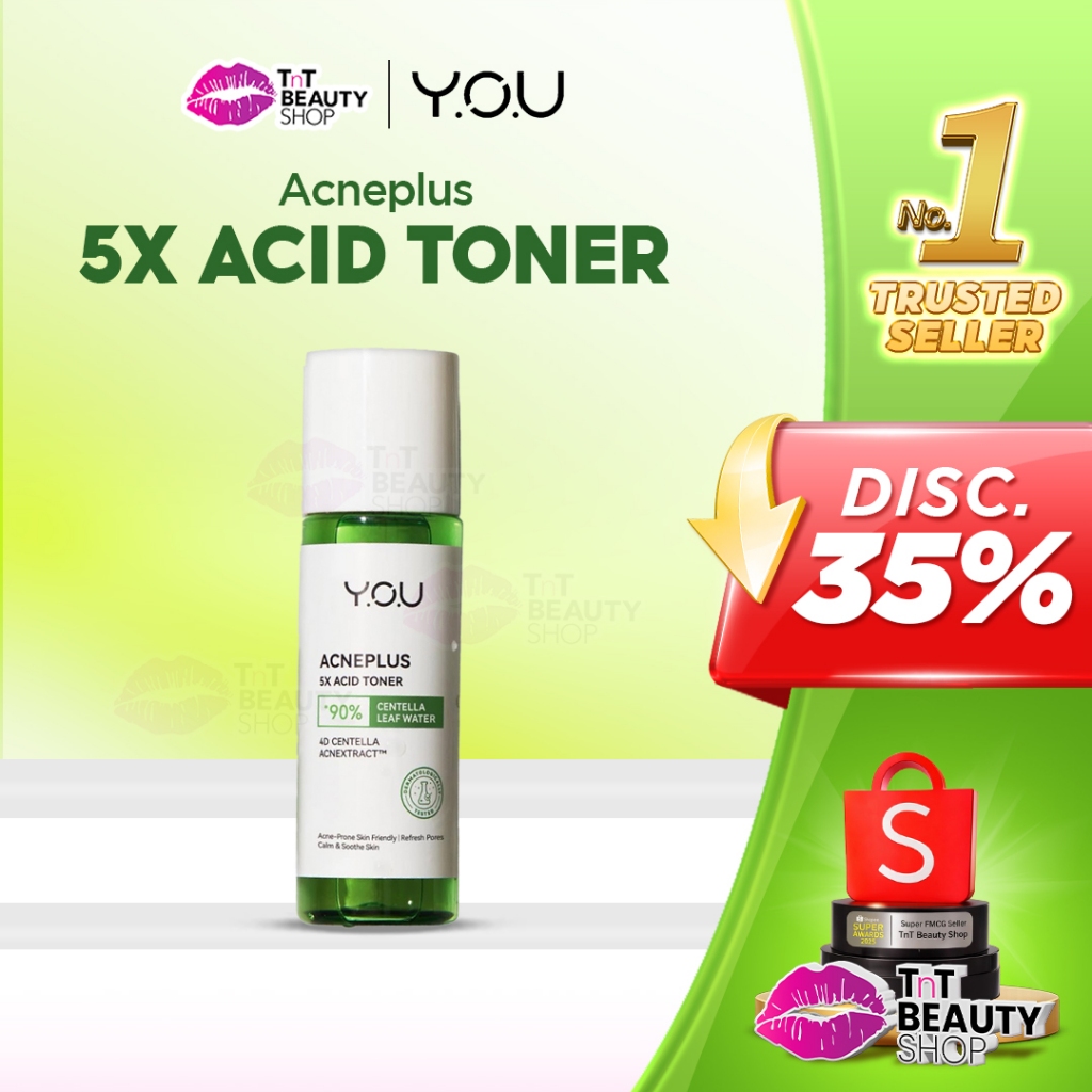 YOU AcnePlus 5X Acid Toner Toner Acne Kulit Berminyak Berjerawat Obat Jerawat | TnT Beauty Shop
