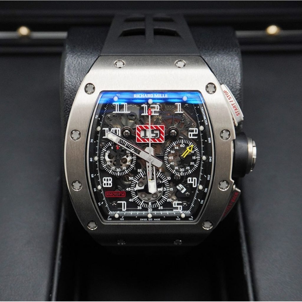 Jam Tangan Rm011 Felipe massa Titanium Swiss Automatic Clone