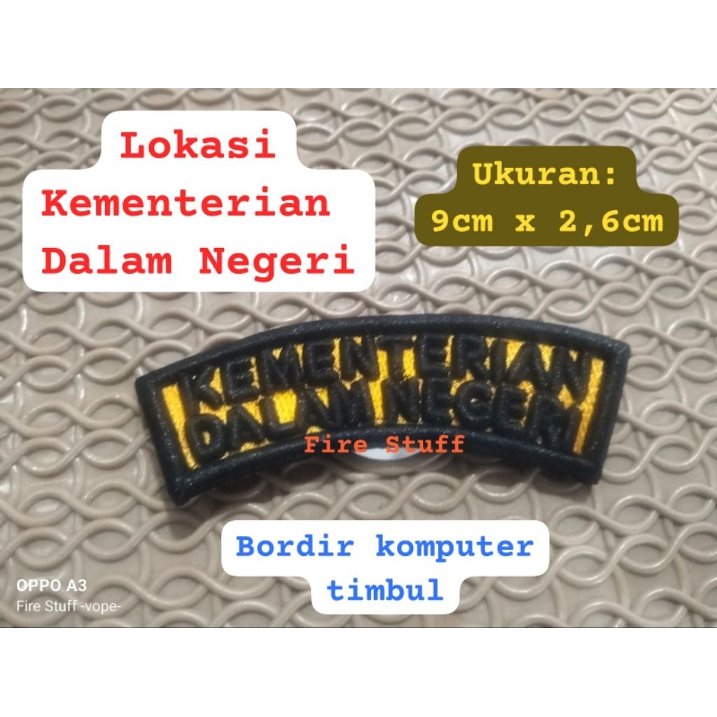 Bordir Lokasi Kemendagri Bordir Timbul