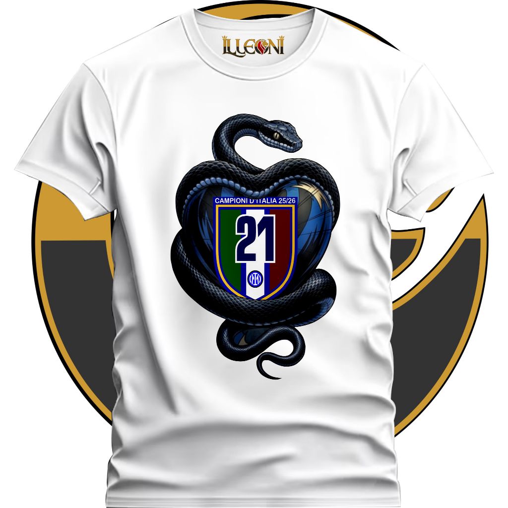 BIG SIZE (S-5XL) Kaos inter scudetto 21 vol 7 | kaos Inter Milan Champions 2026