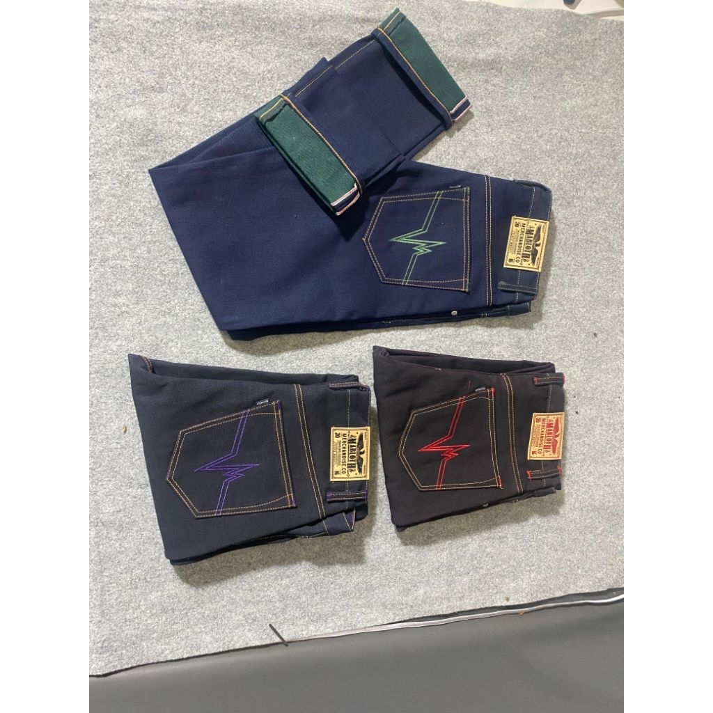 CELANA JEANS DENIMS SELVEDGE 17oz ORIGINS BY MABLOTH MERCENDINSE.CO