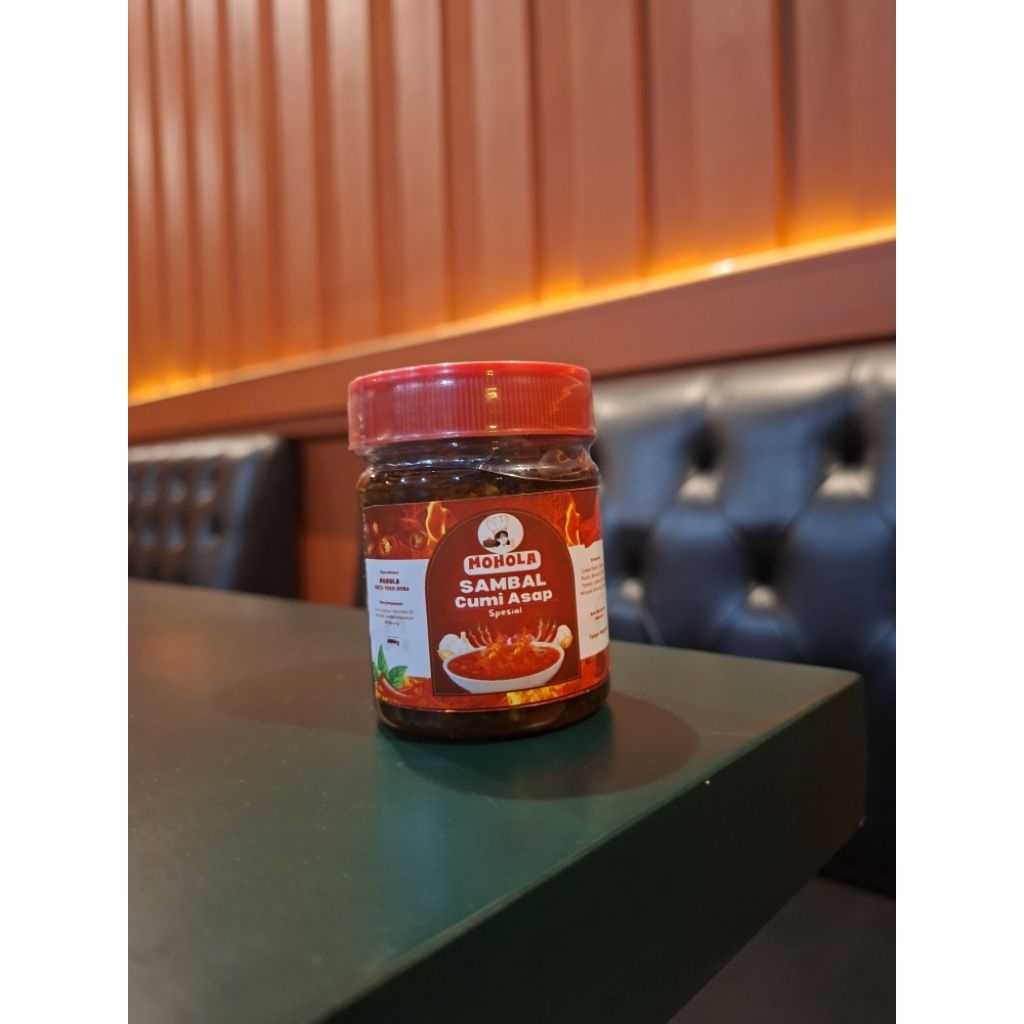 Sambal Cumi Asap 130gr / Sambal Asap / Sambal Mohola
