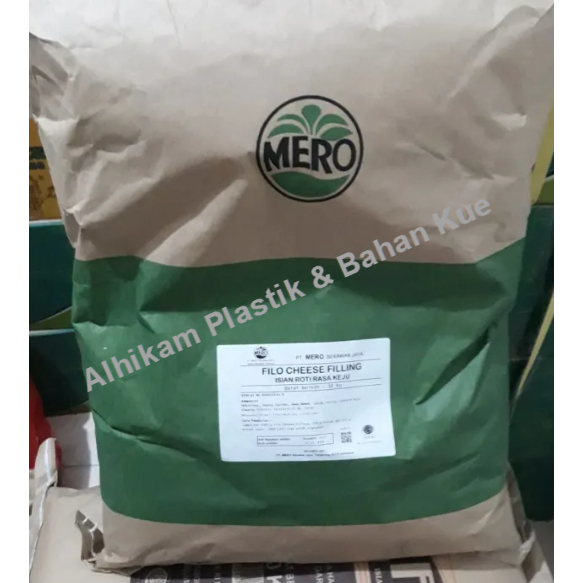 Cheese Filling Powder 500 gr repack / filling pasta keju / Isian Roti Keju Bubuk Filo dari mero