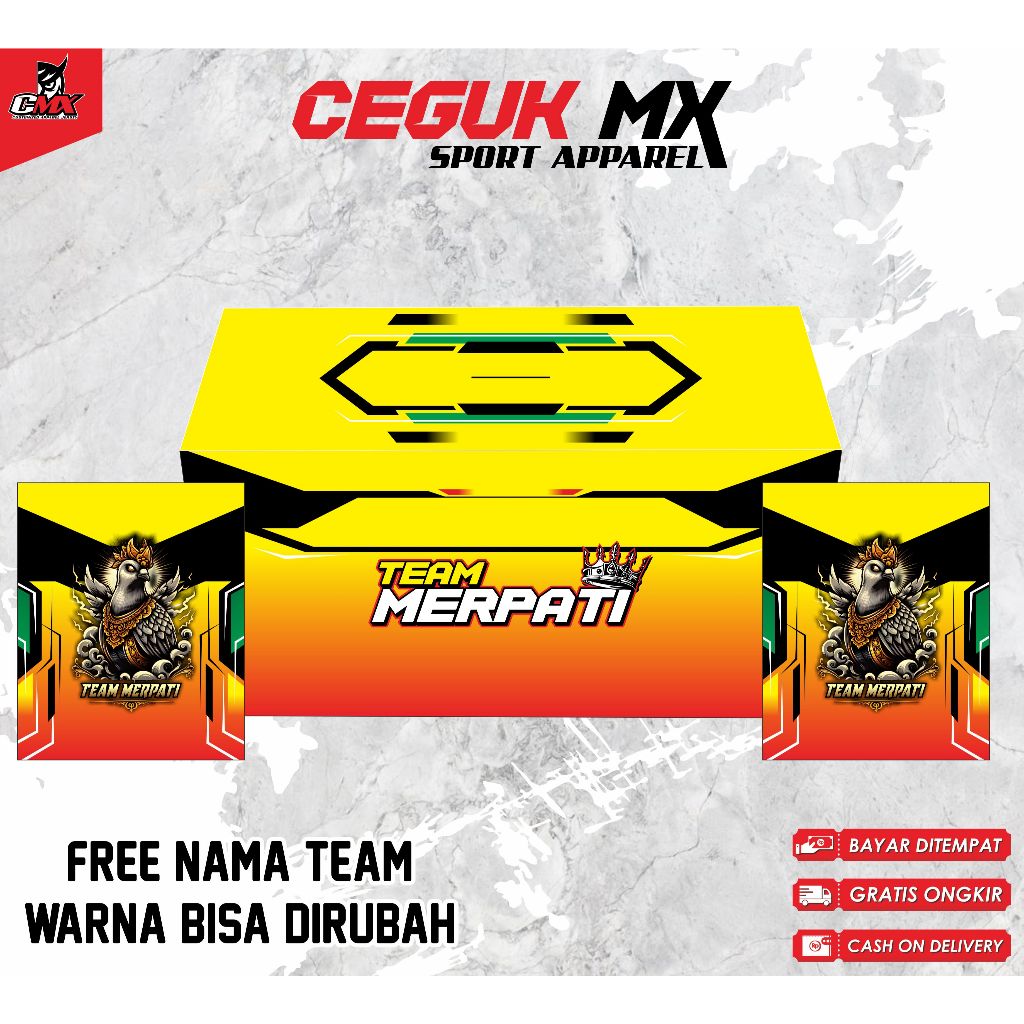 KERODONG MERPATI 10 FULL PRINTING CUSTOM