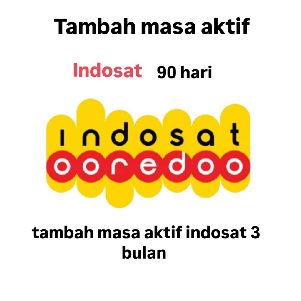 TAMBAH MASA AKTIF KARTU INDOSAT 90 HARI