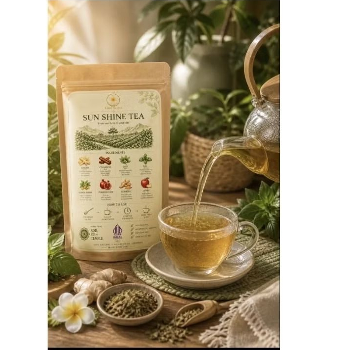 Sunshine Detox Herbal Tea  Glow Secret