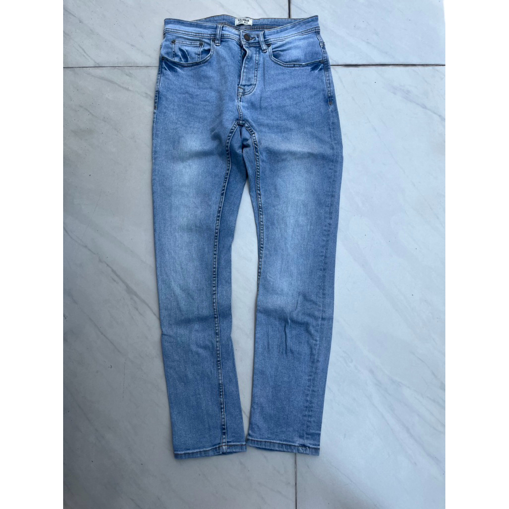 Pull & Bear Evolution Stretch Denim Blue Washed
