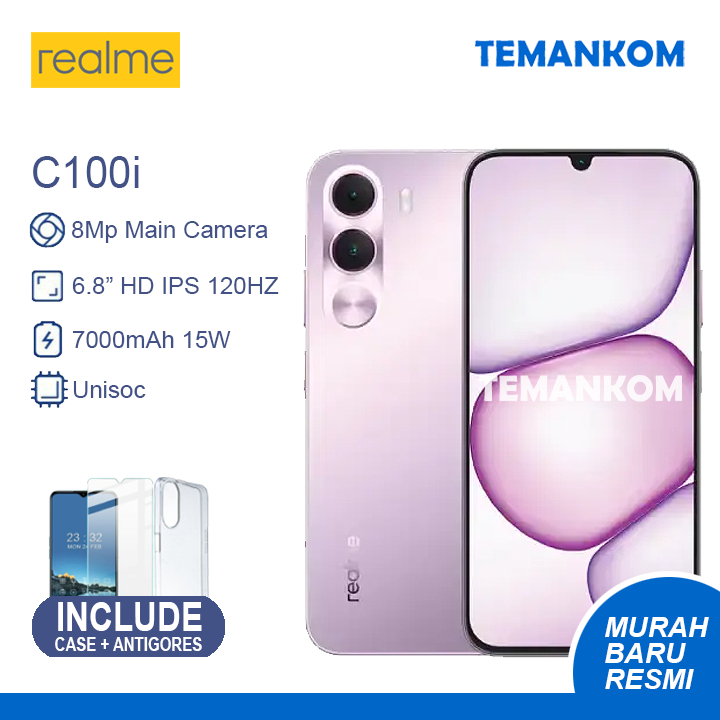 Realme C100i ram 12GB Total 128GB 4/128 4+8 Extend RAM 4GB 128GB C100 i Garansi Resmi