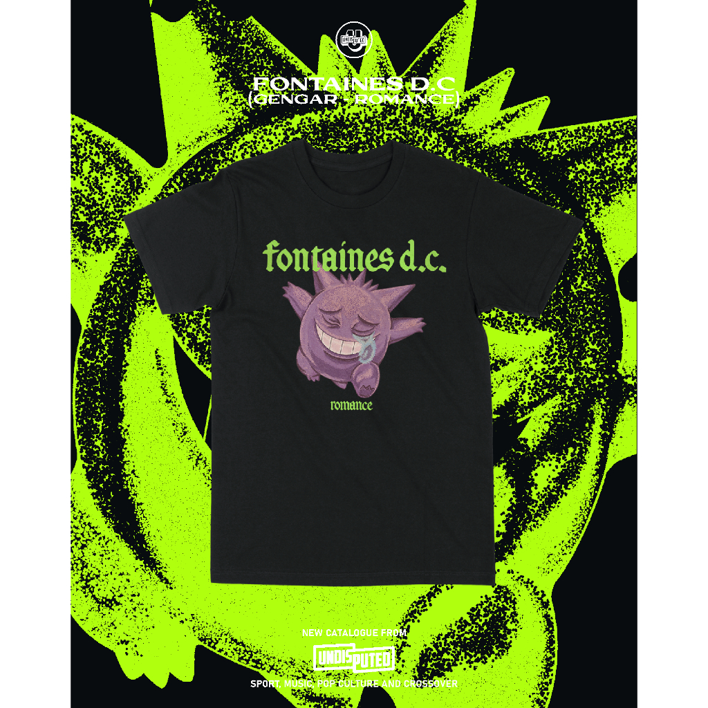 KAOS BAND ANIME - FONTAINES D.C - POKEMON GENGAR
