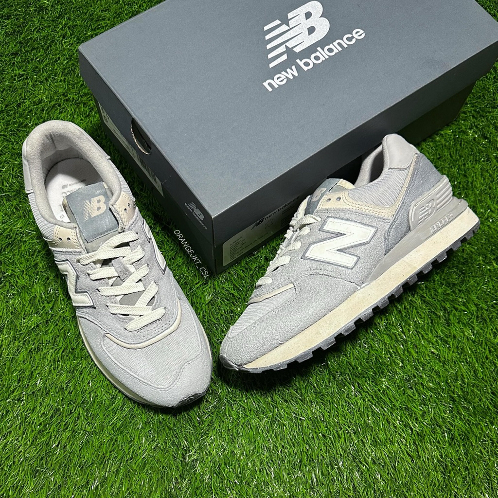 NB 574 LEGACY GREY WHITE ORIGINAL U574LGDG