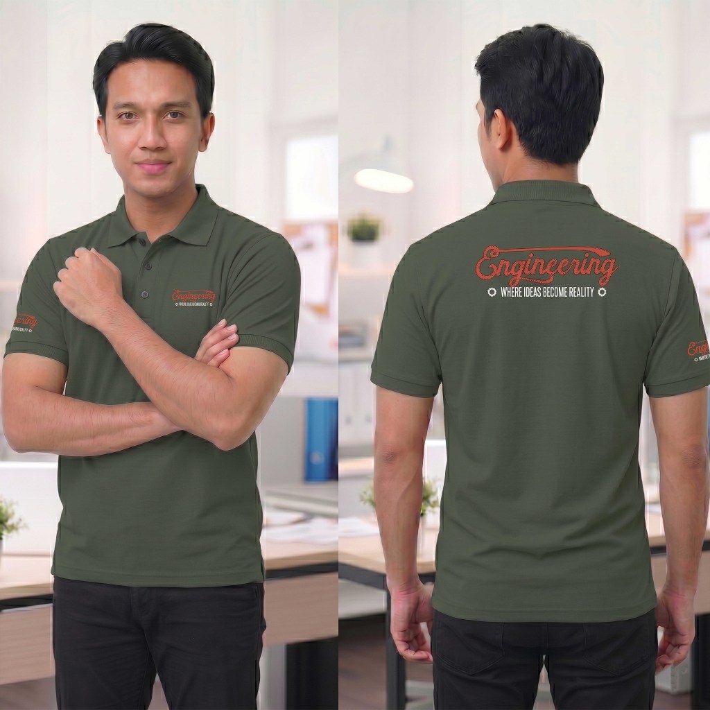 Kaos Polo Lengan Pendek Engineering