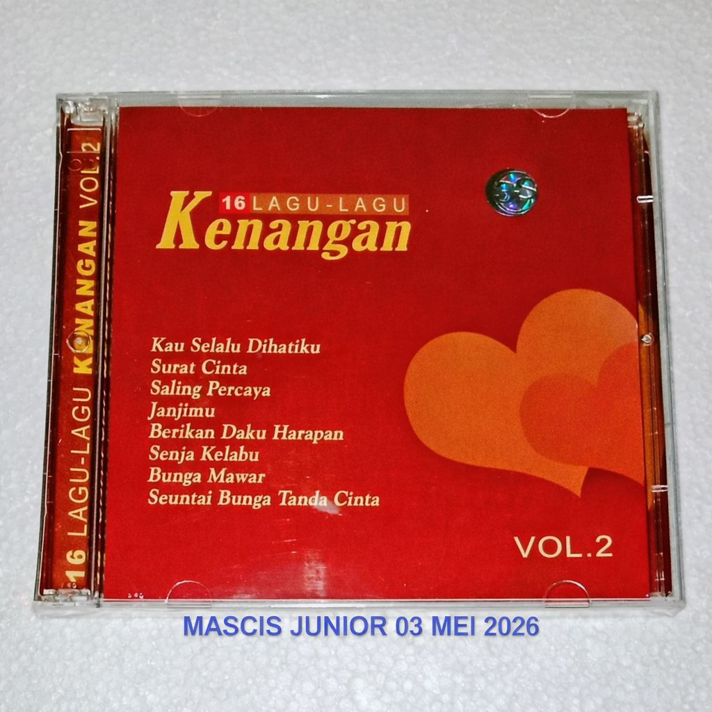 CD 16 Lagu Lagu Kenangan Vol.2 Ernie Djohan Vien Is Haryanto Tetty Kadi Tutty Subarjo Vivi Sumanti O