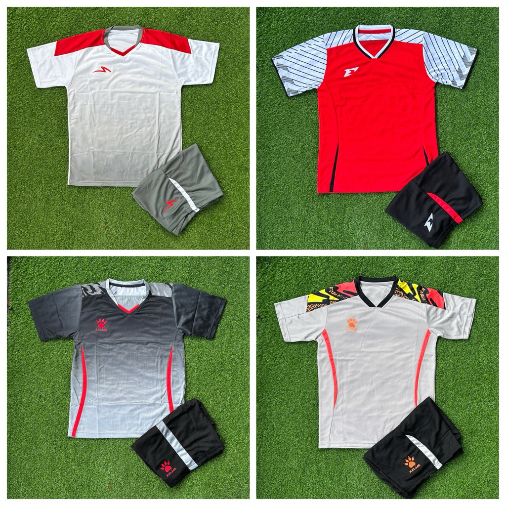 Setelan  stelan kaos kostum  jersey  bola futsal ukuran anak SSB