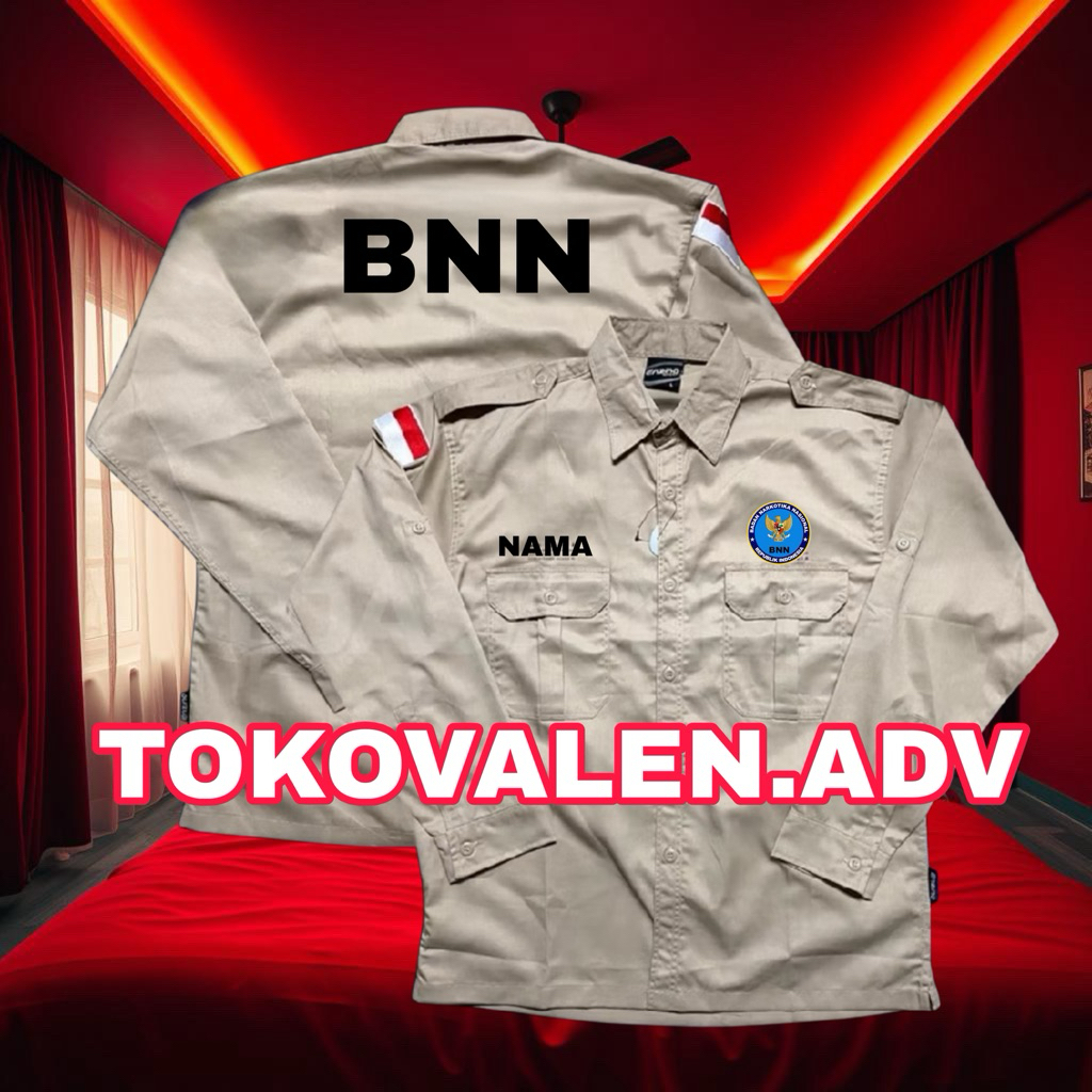 Kemeja BNN Seragam BNN Baju BNN Badan Narkotika Nasional