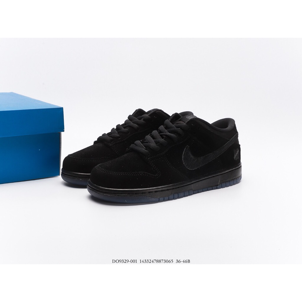 Blackshoes - Sepatu Sneakers Nike Dunk Low Undefeated On It Black