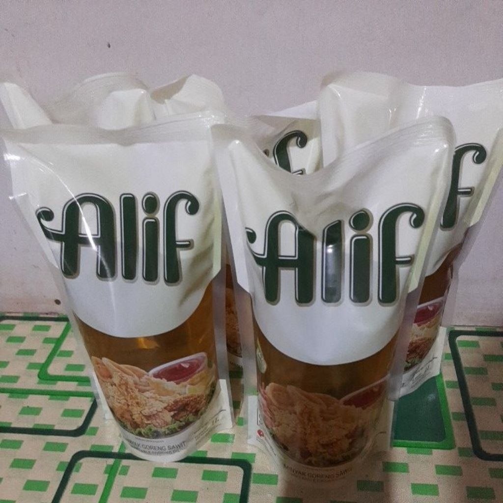minyak goreng Alif refill 1 liter