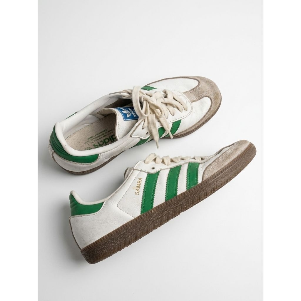 Adidas Samba OG Green Gum Second Ori Size 40 No Box Minus Lecet