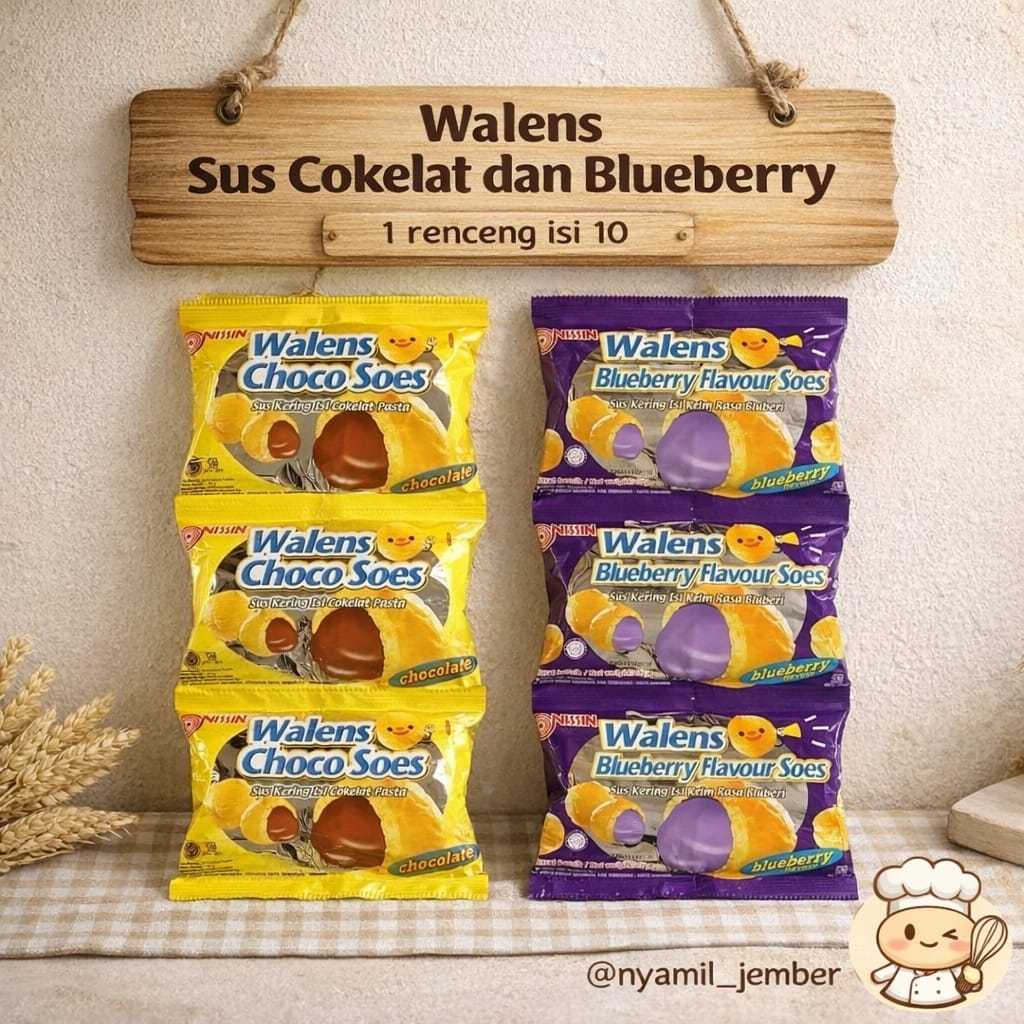 (1 RENCENG = 10 PCS) WALENS CHOCO SOES WALLENS SUS COKLAT
