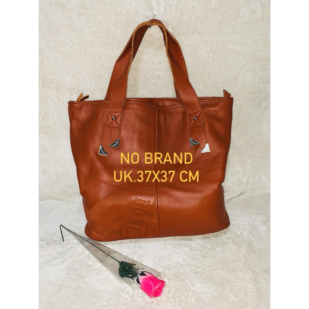 No Brand Preloved Totebag Preloved Kulit Wanita