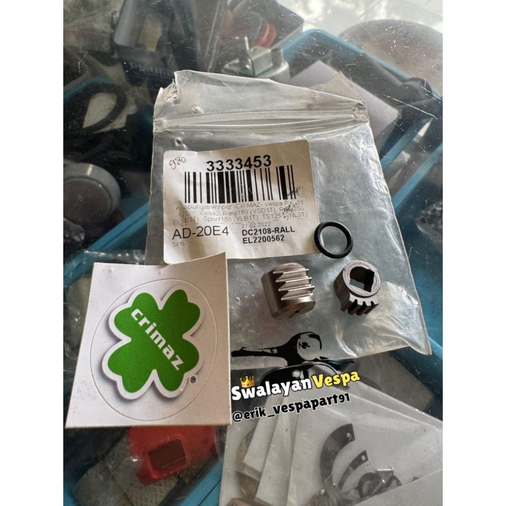 stut kopling racing crimaz original vespa lagerframe px excell super sprint vbb