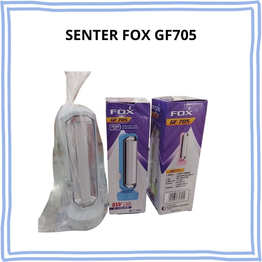 SENTER FOX GF705 | SENTER CARGER | SENTER CAS FOX GF705