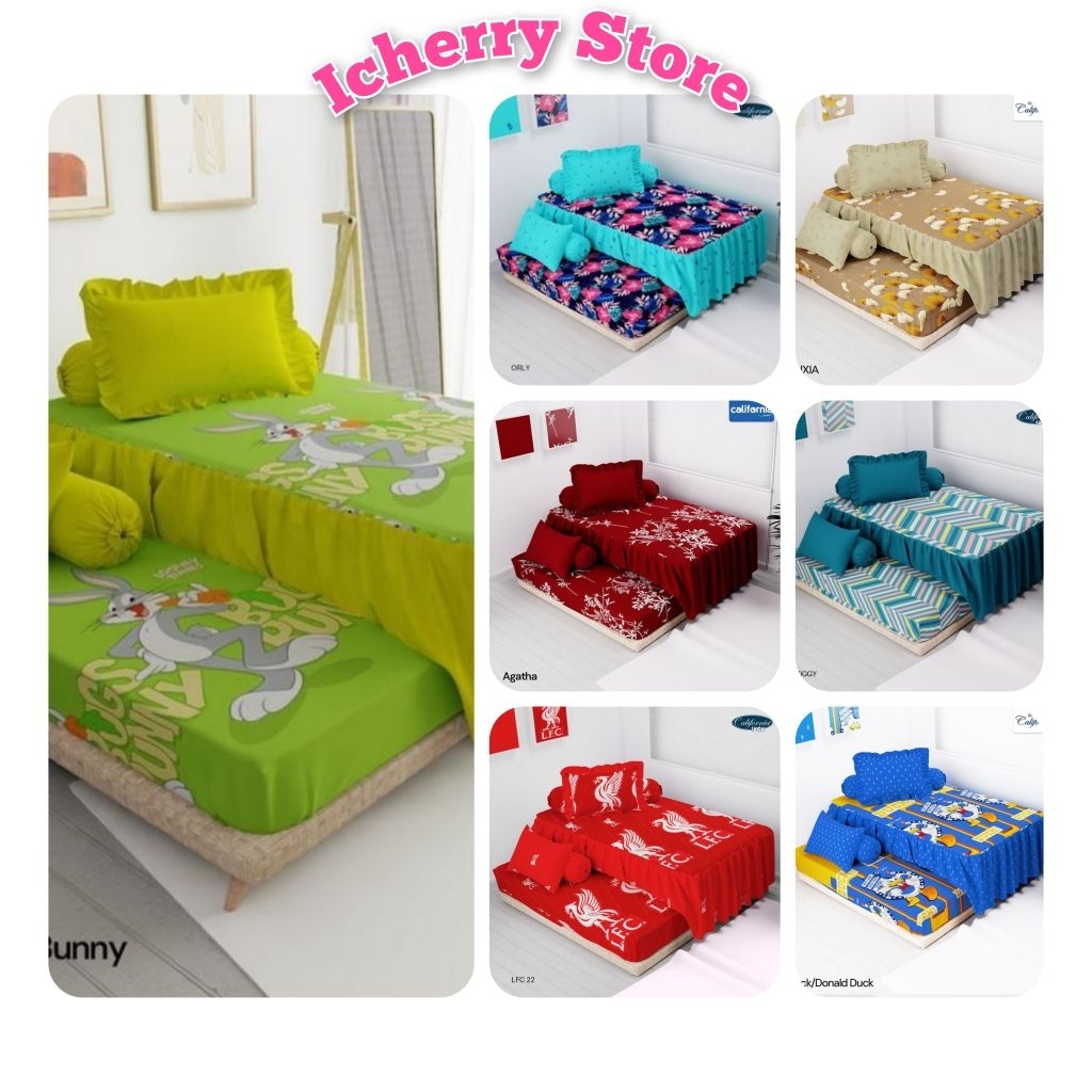 Sprei California 3D Duo 2in1 Sorong 120x200 - All Varian