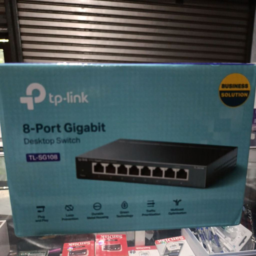 Switch Hub TPlink Gigabit TL-SG108 8 Port Switch Hub TP-Link Gigabit