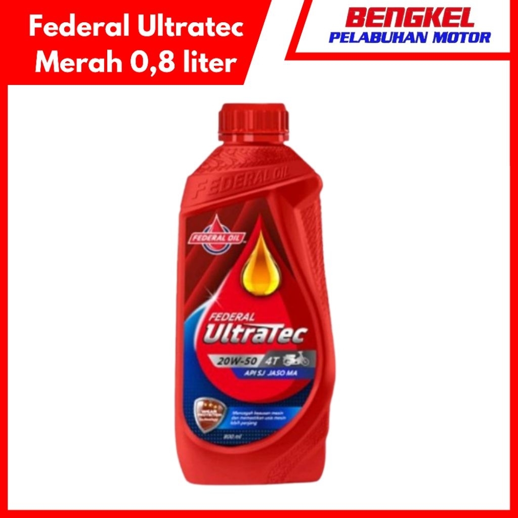 BPM | Federal Ultratec Merah 0,8 Liter ( DIJAMIN ORI )
