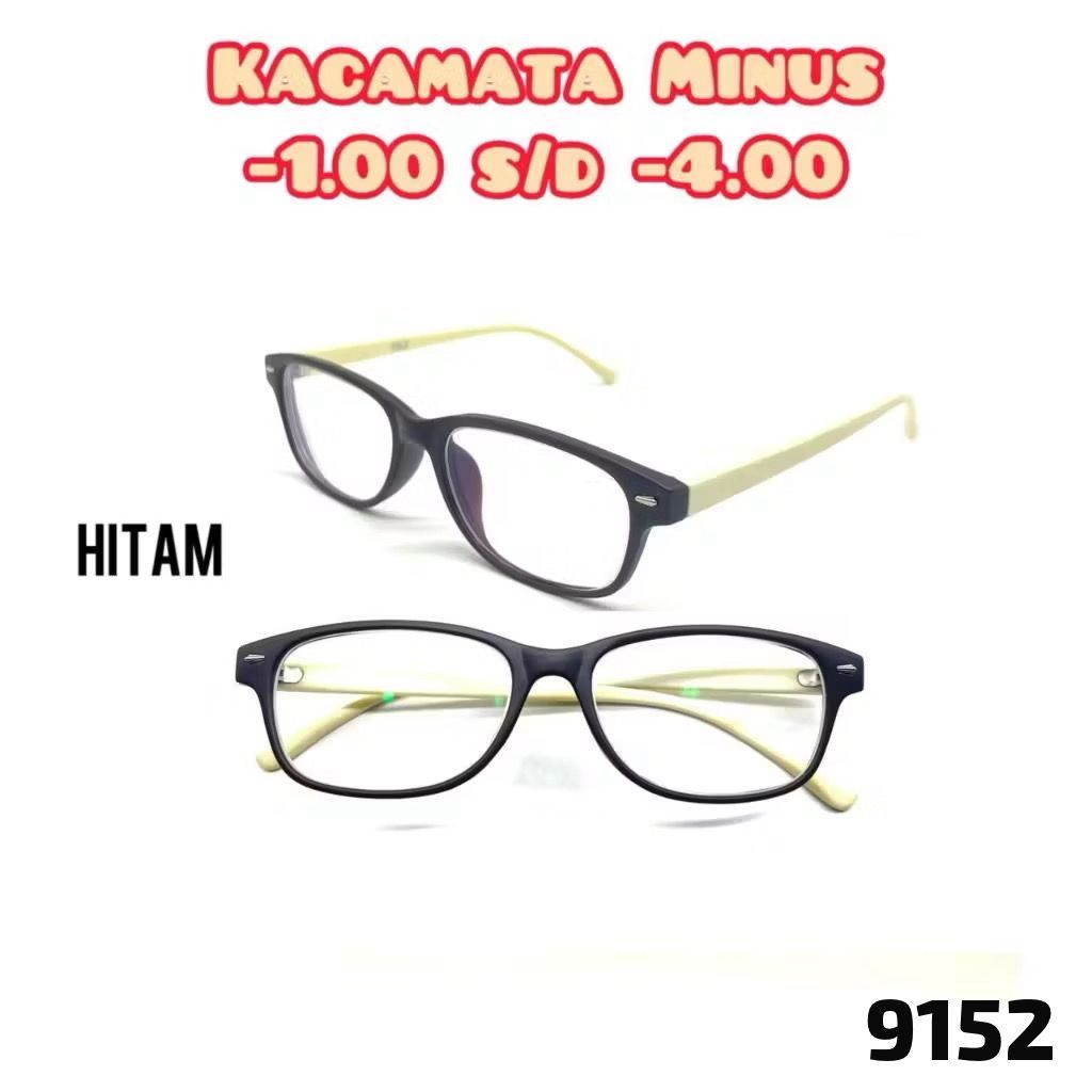 Kacamata Minus -1.00 sampai -4.00 kode 9152 pria wanita berkualitas