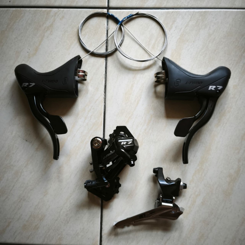 Mini Groupset Sepeda Roadbike /Sepeda Minivelo LTWOO R7 10 Speed Brifter 2 & 10 Speed RD FD