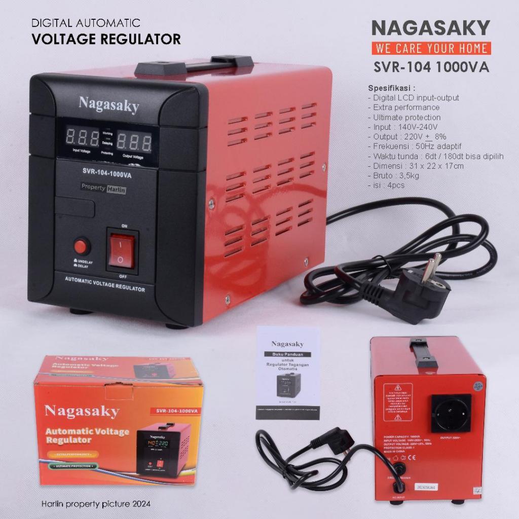 Stavol Nagasaky SVR 104 1000W stavol digital otomatis