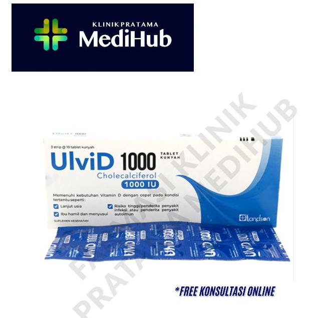 Ulvid 1000 IU 10 Tablet Kunyah