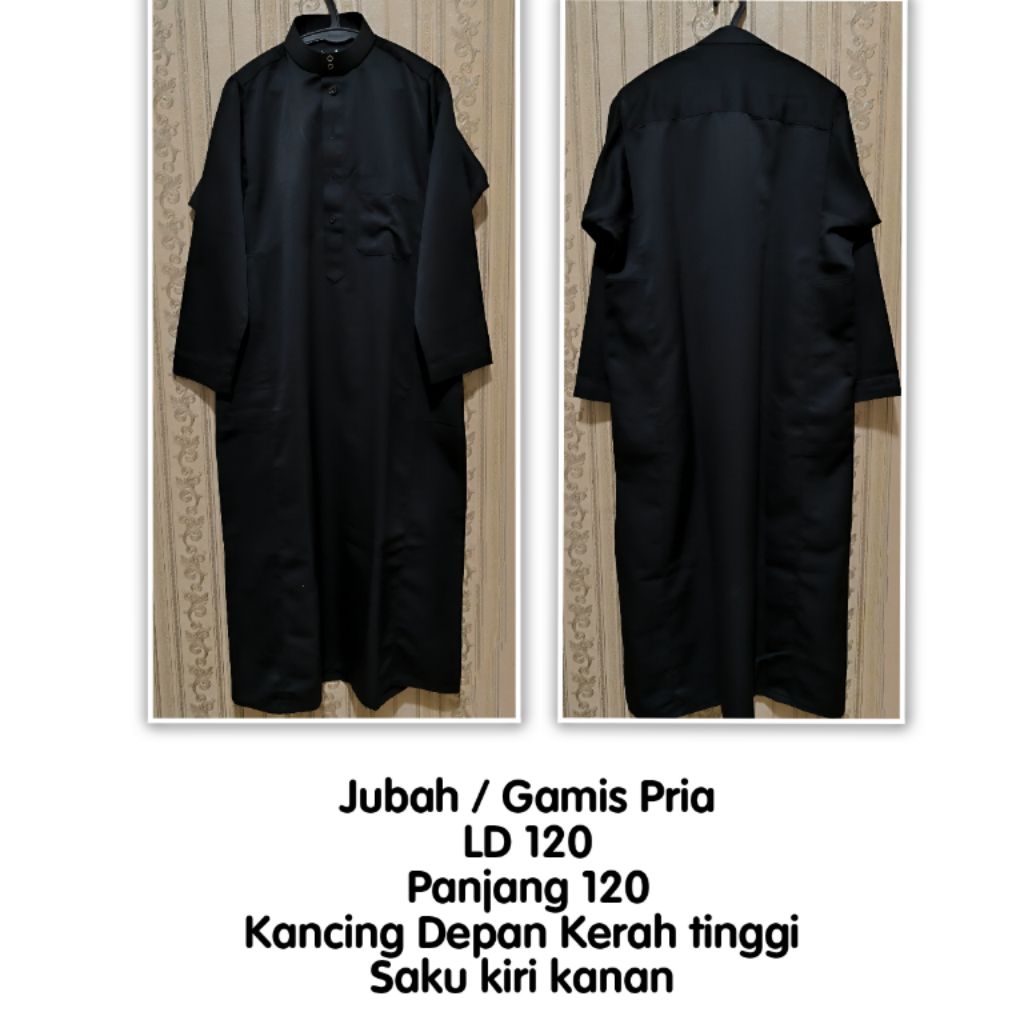 Jubah / Gamis Pria kerah tinggi (PL) Mantan
