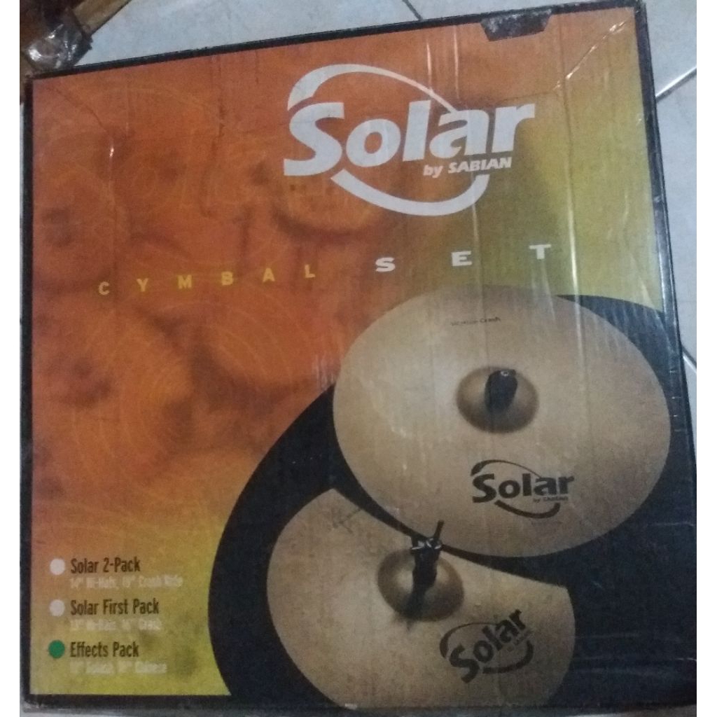Cymbal Chinese Solar by Sabian effects pack original