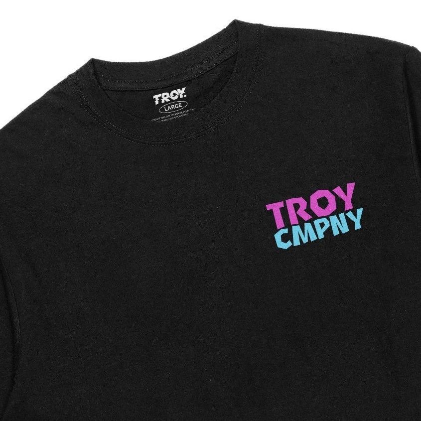 Troy Company Kaos Pria Lengan Panjang Hitam - Summer Vibes Longsleeve Tshirt Black LSD 2438