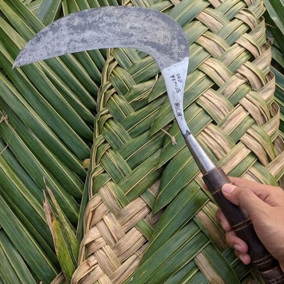 sabit rumput tradisional baja tembus full sepuh