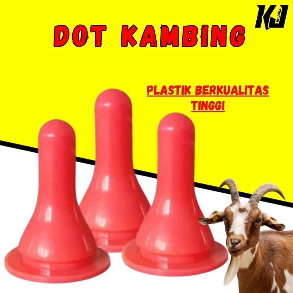 Dot Kambing Dot Cempe Silkon Merah Dot Anak Kambing Mudah Digunakan